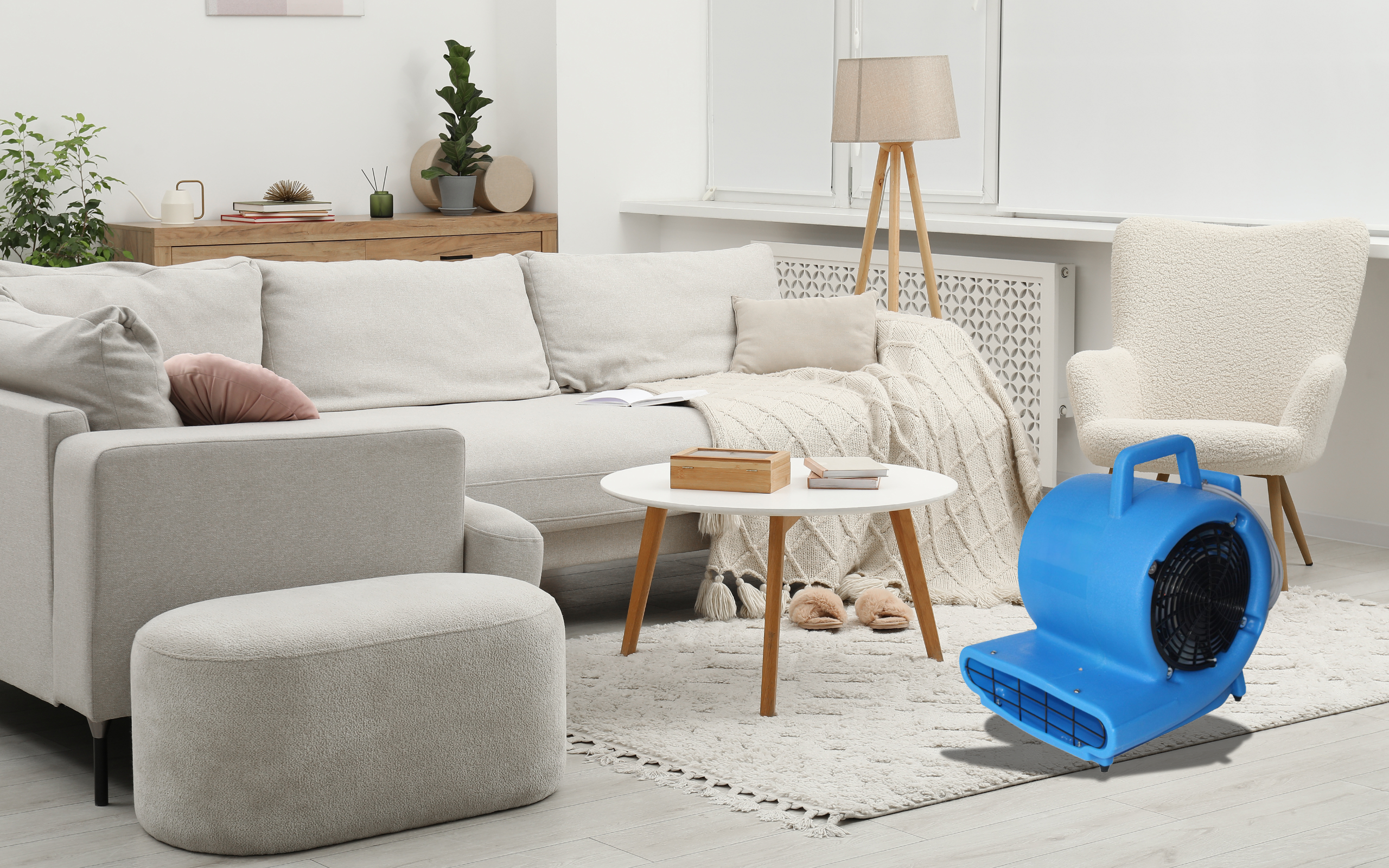 Blower rental for drying